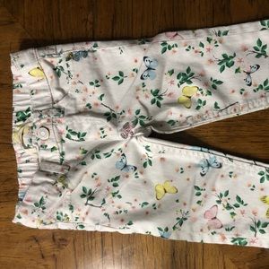 H&M baby butterfly jeans.